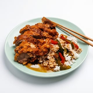 Crispy Basil Duck