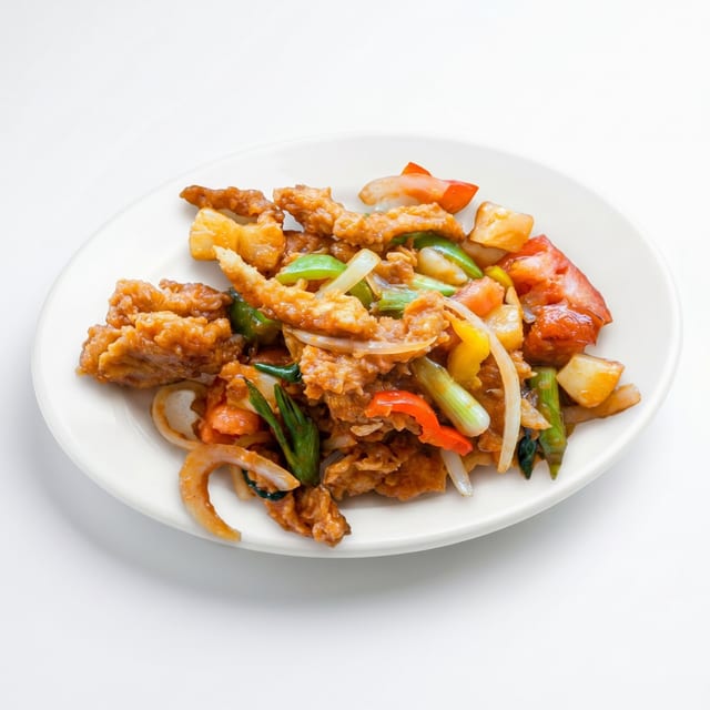 Sweet & Sour Chicken.
